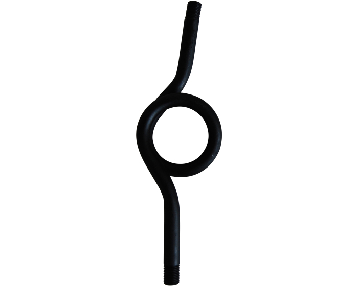 Carbon steel coil siphon male/male PN25 1/4''